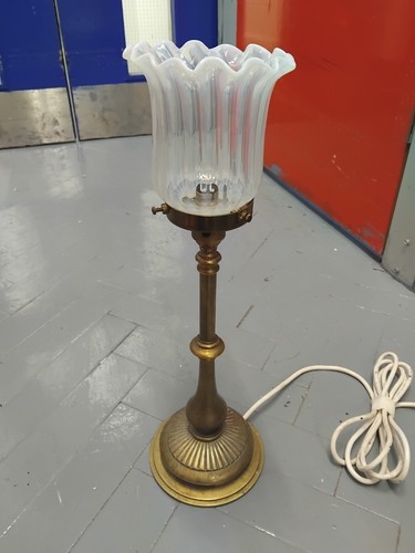 Antique brass lamp - lamp, with