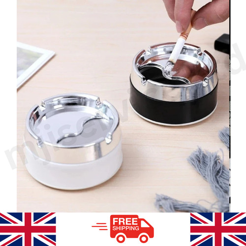 Stainless steel ashtray - steel,
