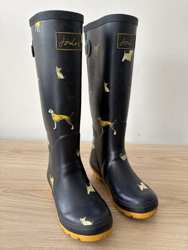 Joules wellies navy dog - wellies,
