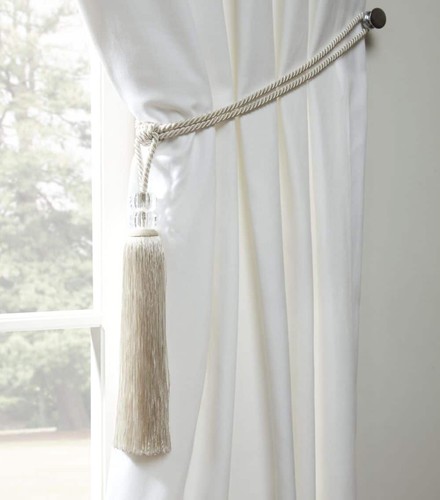 Shimmer tiebacks cream - x,
