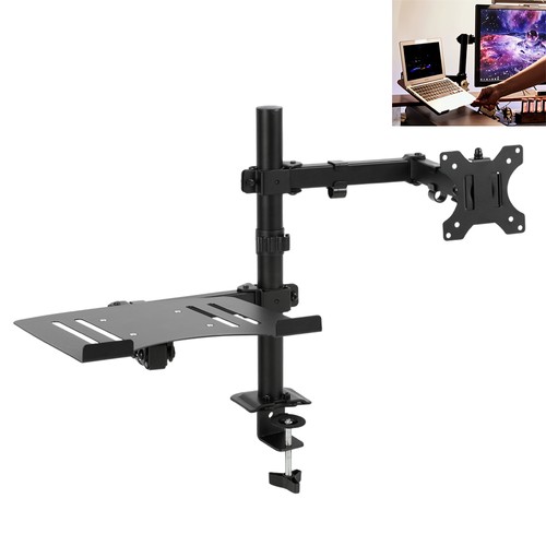 Monitor arm with - arm, tray