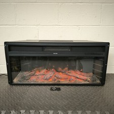 1800W Electric Fireplace Heater 90cm House Log Burner Heat Control & Remote