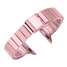 Stainless Steel Bamboo Watch Strap for Iwatch 10 9 8 7 6 5 4 3 SE Ultra 38-49mm