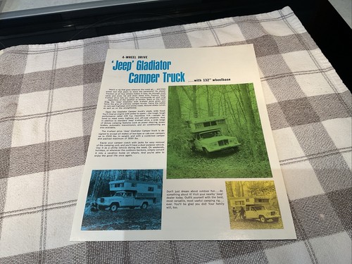 1968 jeep gladiator - 1968, camper
