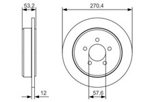 2x New Brake Disc for DODGE