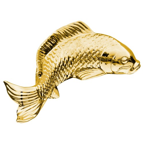 Fish ornament gold koi - ornament,
