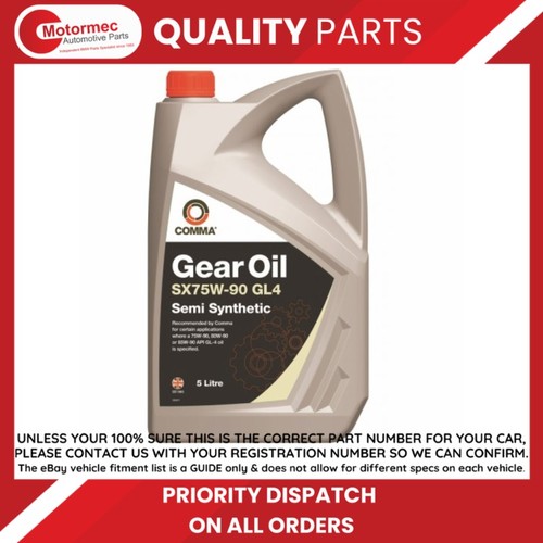 Comma sxgl45l gear oil sx75w90 - gear,