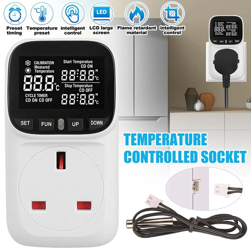 Digital plug thermostat - digital,