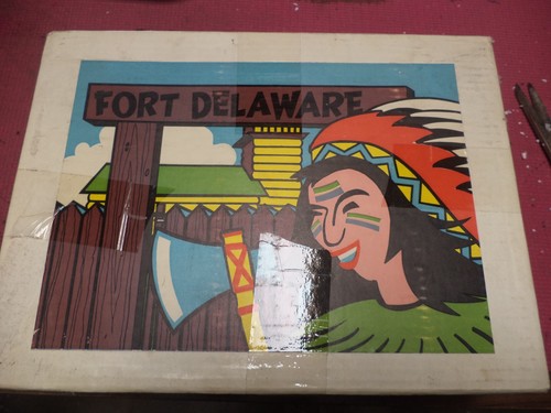 Rare fort delaware wooden - fort,