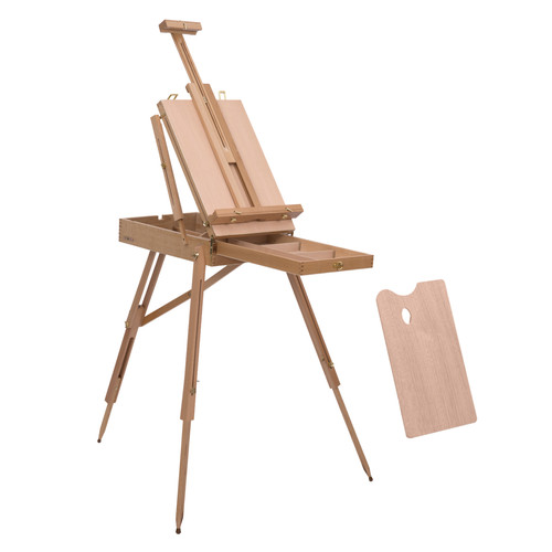 Wooden french easel tripod - french, art