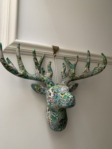 Stag trophy head liberty print - stag,