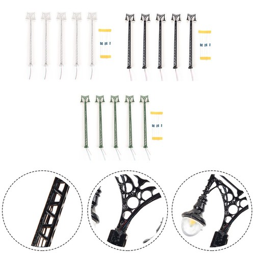 Lamps resistors 5 2 3cm - 5*lamps+5*resistors, 11.5*2.3cm