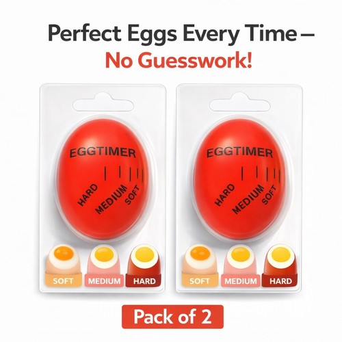 2pk colour changing egg timer - 2pk,