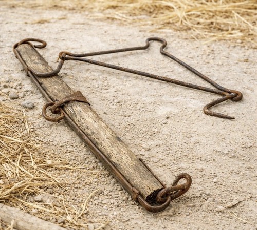 Antique primitive horse - antique,