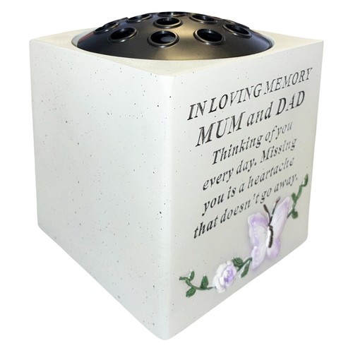 Memorial rose bowl graveside - rose,