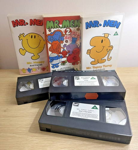 Men vhs video bundle x3 - mr., mr