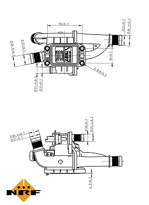 Thermostat coolant sjr fits - sjr,