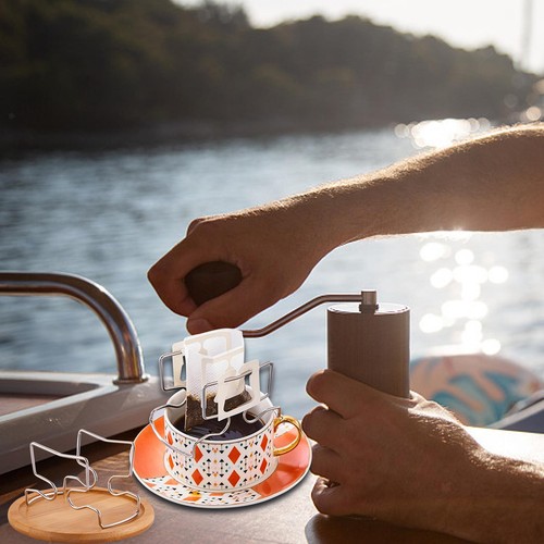 Coffee filter holder hand - coffee,