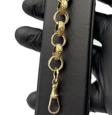 9ct Gold on Silver Belcher