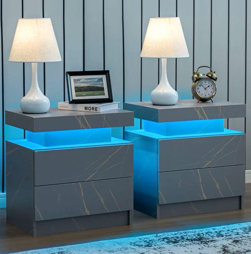 Set grey gold marble - of,