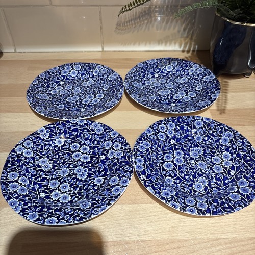Burleigh calico side plates - 4x,