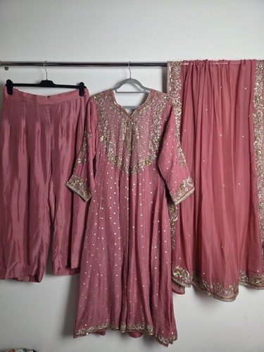 Pink indian dress anarkali - indian,