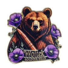 Wojtek the Soldier Bear Enamel
