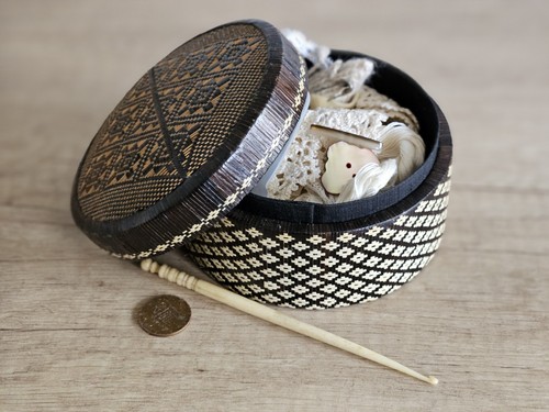 Pretty straw basket full - basket,