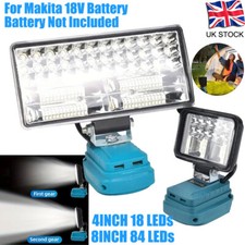 LED Work Lights For Makita 18V Battery Workshop Flashlights 2 USB Torch Camping