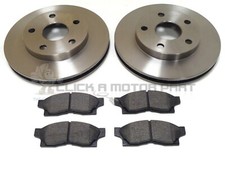 FRONT 2 BRAKE DISCS AND PADS