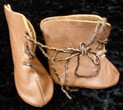70mm real leather - leather, boots