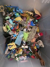 Huge Vintage Box of Accessories, Parts Bits Small Figures Rare