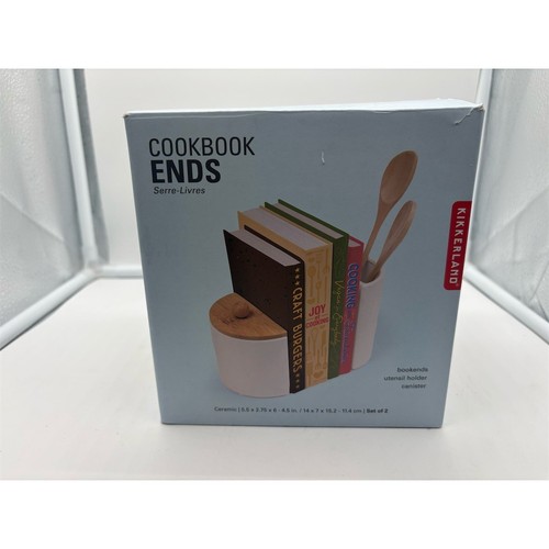 Kikkerland cookbook ends - cookbook,