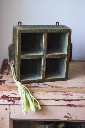 Vintage indian wooden wall - indian,