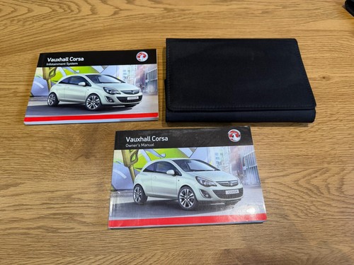 Vauxhall corsa owners manual - vauxhall,