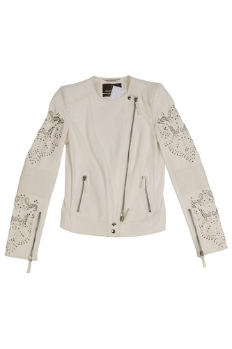 Roberto cavalli white leather - white,