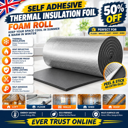 50m self adhesive thermal - adhesive,