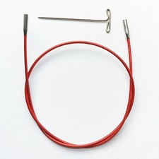 ChiaoGoo TWIST Red Lace Steel Interchangeable Cable Circular Knitting Needles