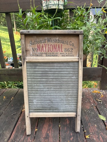 Antique national washboard - washboard, co