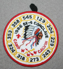BSA OA 1986 SECTION 4 CONCLAVE