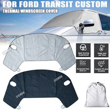 Motorhome External Thermal Cab Screen for Ford Transit Custom Windscreen Cover