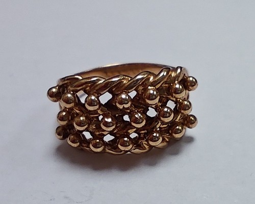 9ct gold keeper - gold,