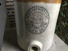 Bests Brewery London metal print advertising stoneware tap jar flagon bottle