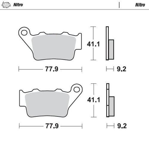 Motomaster rear nitro - motomaster, sintered