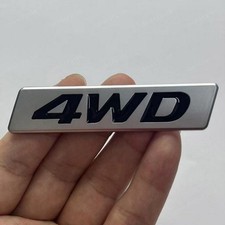 4WD Logo Car Trunk Rear Tailgate Metal Emblem Badge Decal Sticker Accessories