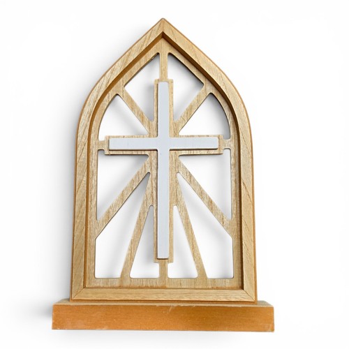 Willow spring tabletop cross - willow,
