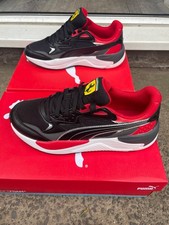 Premium Mens Shoes PUMA FERRARI X-RAY SPEED Trainers F1 Inspired Blk EU 48 UK 13