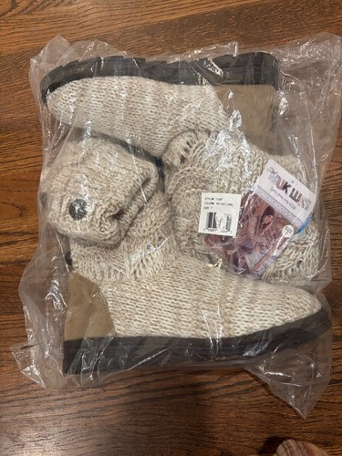 Muk luks women natural - natural, knit