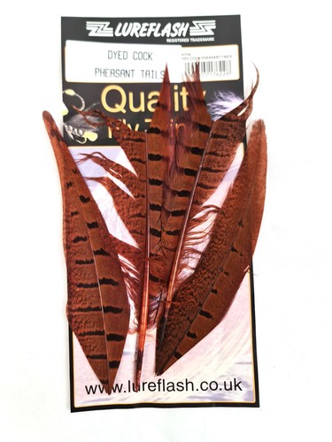 Fly tying dyed cock pheasant - cock,