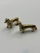 Brass Dachshund Figurine (2)